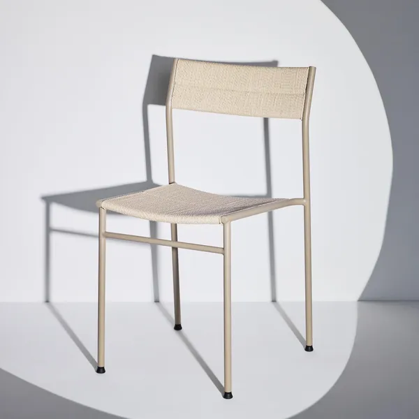 Vev Ruokatuoli Grey Beige/Natural