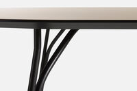 Tree Spisebord L: 220cm Beige Top / Sorte Ben