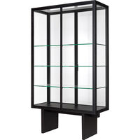 Private Vitriini 110x45x191 cm Brown Black Petsattu Tammi