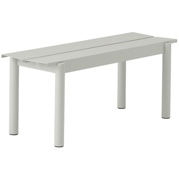 Linear Bänk Stål 110 cm Grå