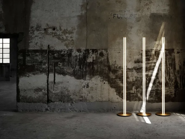 Coordinates F Gulvlampe Anodized Champagne