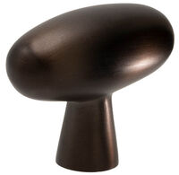 T Oliver Knop Bronzeret Messing