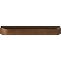Epoch Hylla 79 cm Mörkbetsad Ek / Svart