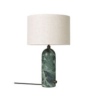 Gravity Table Lamp Small Emerald / Canvas