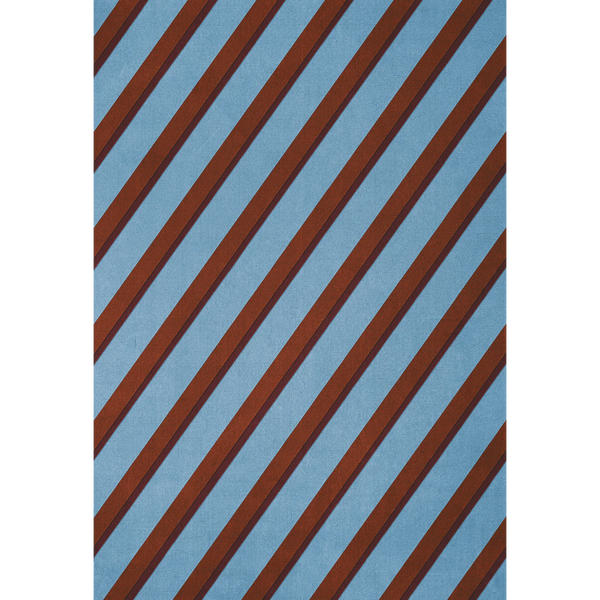 Teklan Diagonal Uldgulvtæppe 250x350 cm Sky
