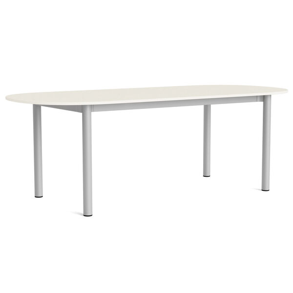 Annex Bord Aflang 95x220 cm Aluminium / Cotton Cream