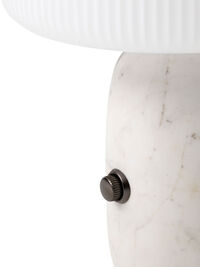 592 Sculpture Table Lamp Ø36 cm White