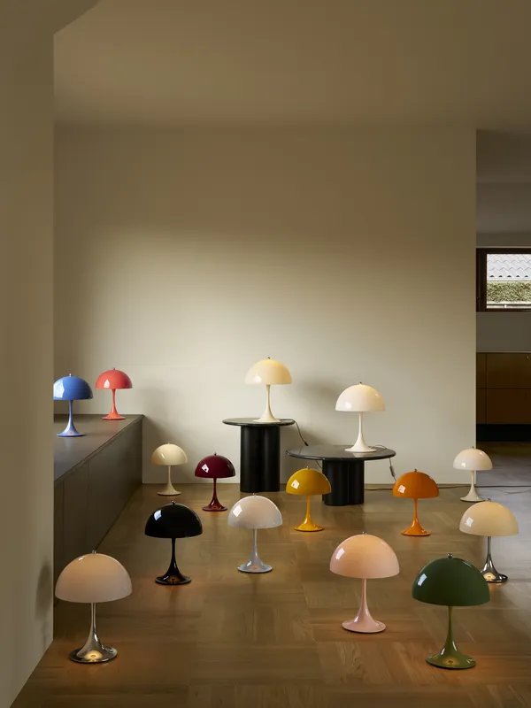 Panthella 250 Bordlampe Bærbar Opaque Orange