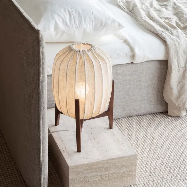 Prisma Bordlampe Ask / Naturlig