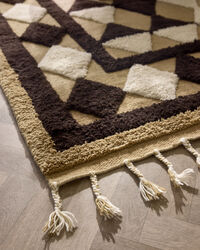 Oriental Grid Matta 180x270 cm Brun