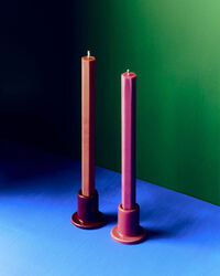 Tube Ljusstake Berry Pink