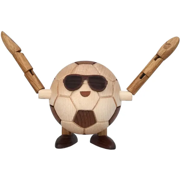 Billy Ball Trefigur Fotball (fotball) 7 cm
