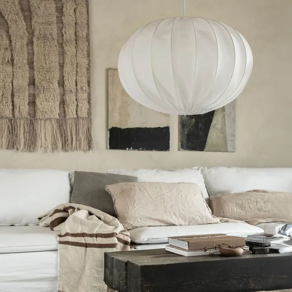 Boll Lampskärm Vit 65 cm