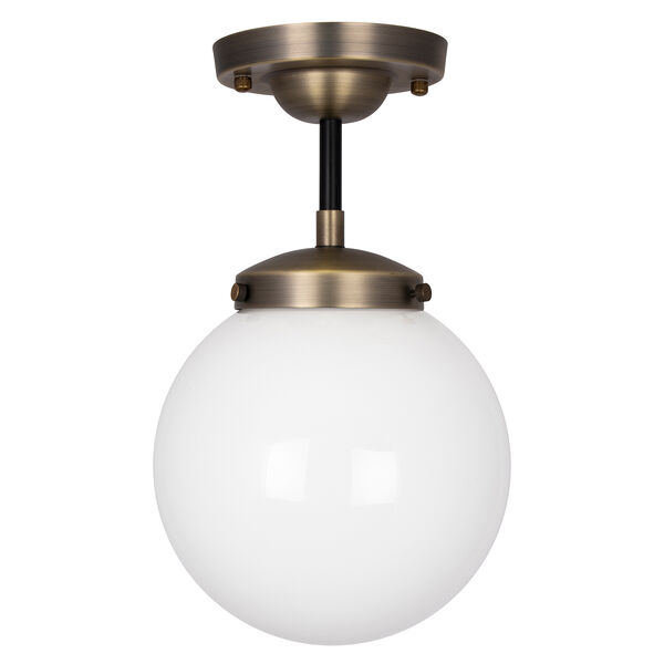 Alley Loftslampe Antik Messing / Hvid