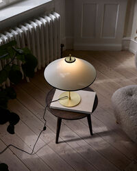 Tafta Bordlampe Ø40 cm Sort / Off-white