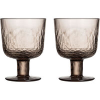 Mainio stemmed glass 30cl mocha 2-pack
