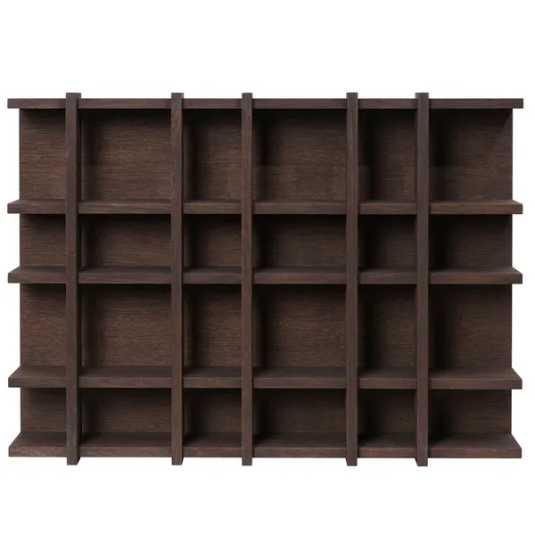 Tilem Væghylde 6x4 Dark Oak