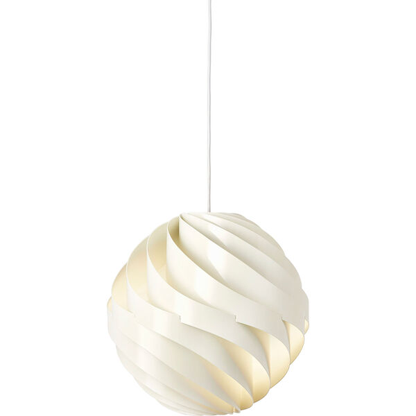 Turbo Riippuvalaisin Ø 36 cm Glossy Alabaster White