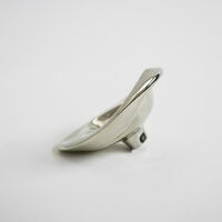 Ripple Knob Vægkrog 9 cm Sølv