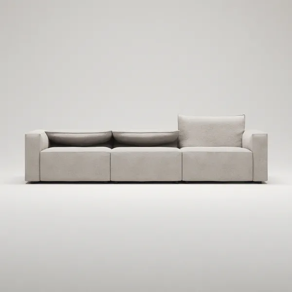 Moore 3-Sitssoffa Plush Beige