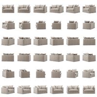 Le Grand Air Love Seat Hør Natural Blonde