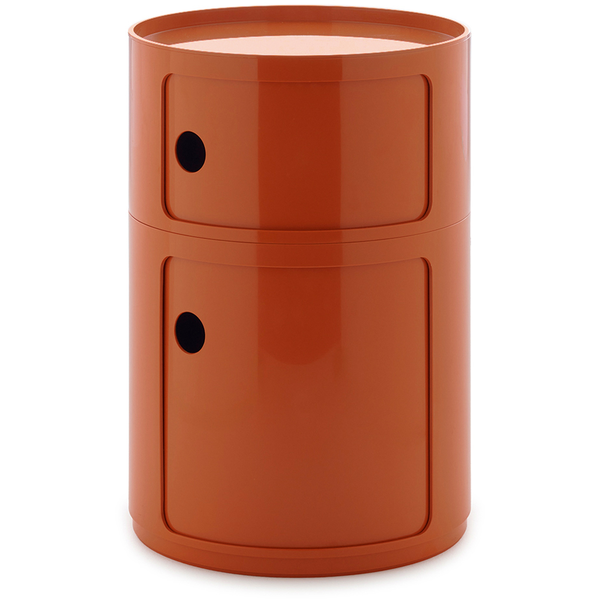Componibili New Big Opbevaring Med 2 Rum Orange
