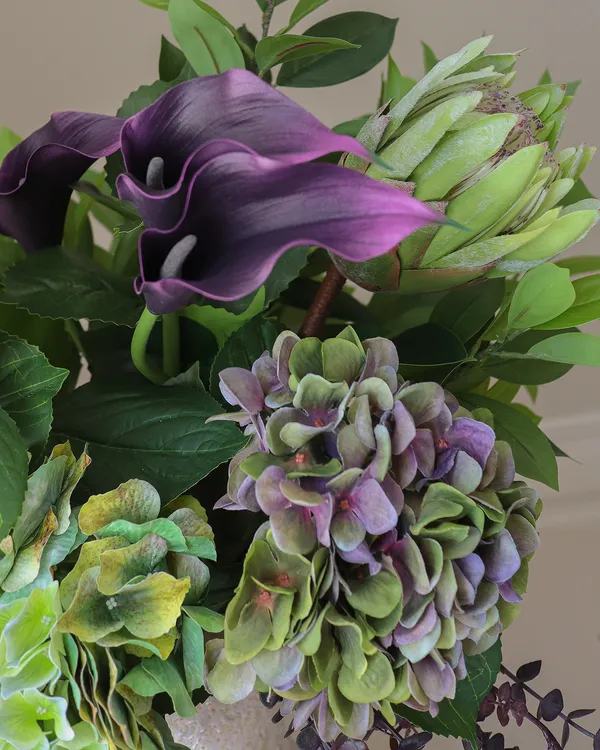 Aubergine Bloom Buket 106 cm 12-pak