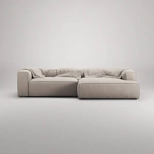 Grand Kolmipaikkainen Sohva leposohva Oikea Sandshell Beige