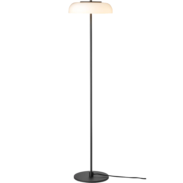 Blossi Gulvlampe Sort / Opal
