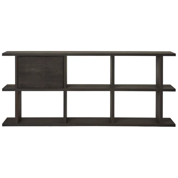 Kona Cabinet Insert For Bookcase 32x50 cm Dark stained Oak