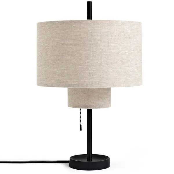 Margin Bordlampe Svart / Beige