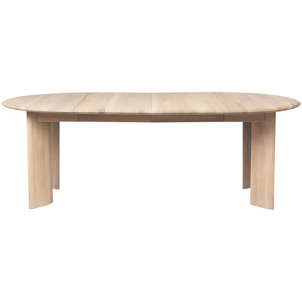 Bevel Bord Forlængelig x2 Hvidolieret Eg