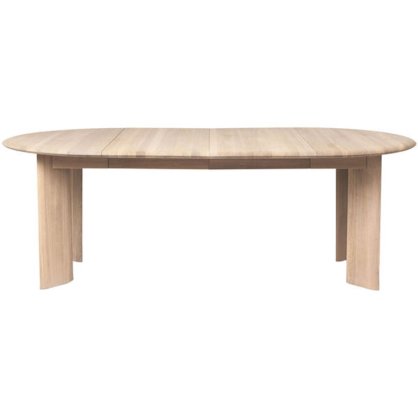 Bevel Bord Forlængelig x2 Hvidolieret Eg