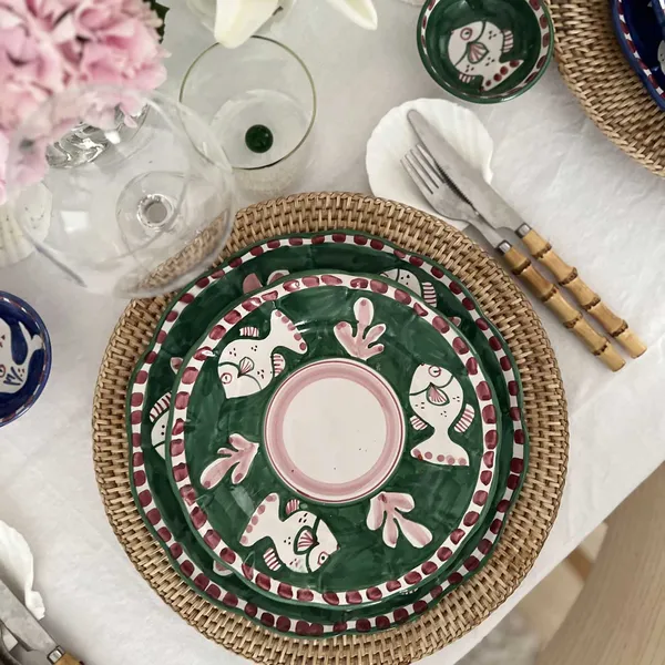 Amalfi Tallerken 26 cm Grøn