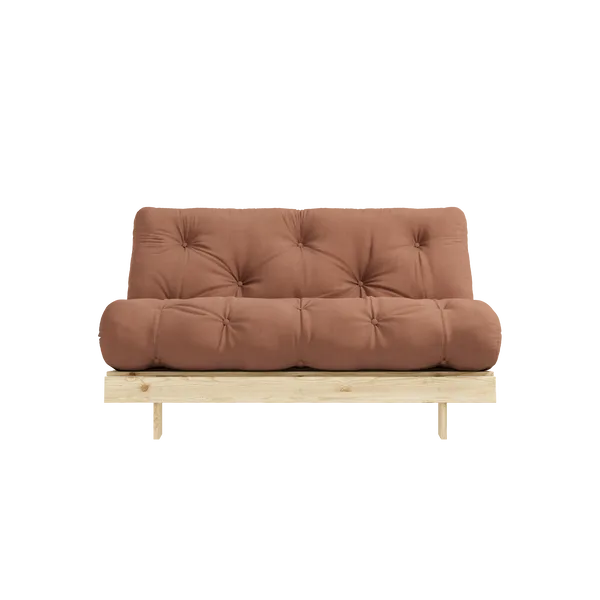 Roots 140 Sovesofa Med Madrass Raw / Clay Brown