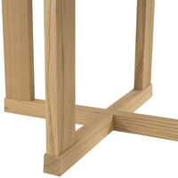 Arv Bord Hvitpigmentert Eik Ø130 cm