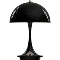 Panthella 160 Bordlampe Bærbar Sort