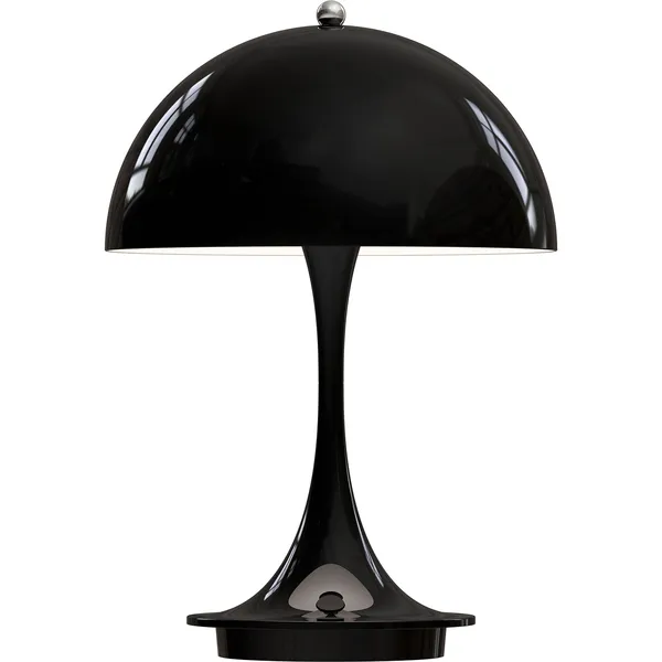 Panthella 160 Bordlampe Bærbar Sort