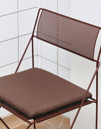 X-Line Stol Pulverlakeret Stål / Iron Red