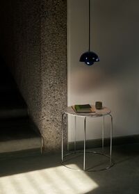 Flowerpot VP10 Pendel Steel Blue