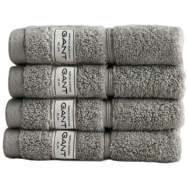 Premium Håndklær 30x30 cm 4-pk Concrete Grey