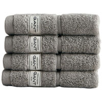 Premium Håndklær 30x30 cm 4-pk Concrete Grey