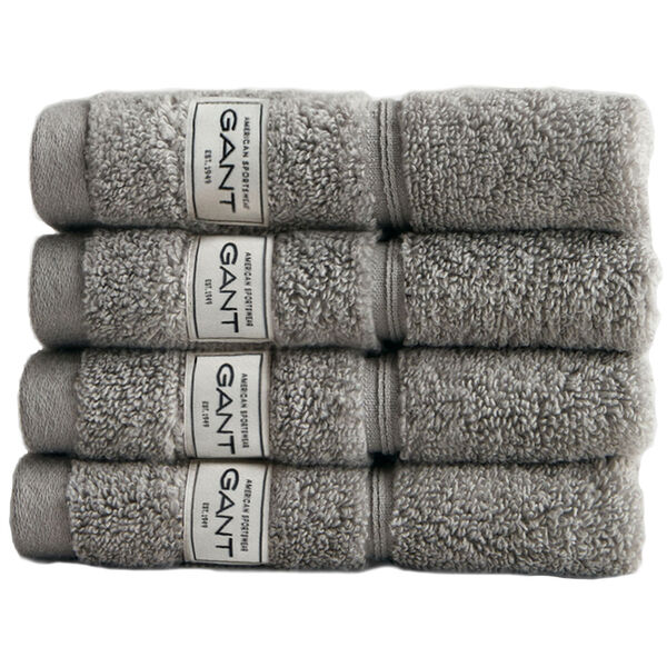 Premium Håndklæder 30x30 cm 4-pak Concrete Grey