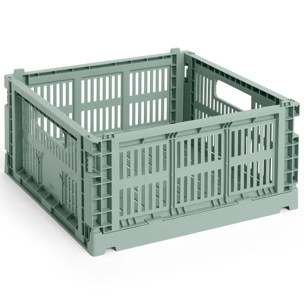Colour Crate Medium Square Förvaring Sage Green
