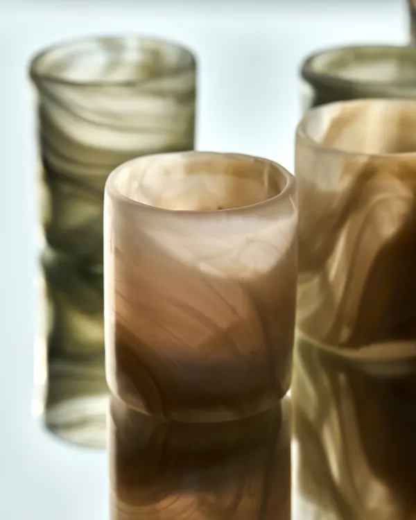 Kae Värmeljuslykta 2-pack Beige