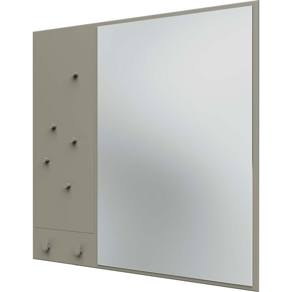 Memo Wall Mirror With Notice Board Fennel