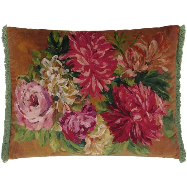 Fleurs D Artistes Kudde 45x60 cm Terrakotta