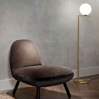IC Lights F1 Gulvlampe Børstet Messing