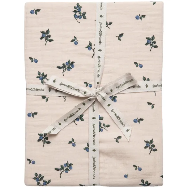 Blueberry Muslin Fitted Sheet 180x200 cm