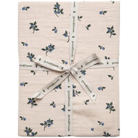 Blueberry Muslin Fitted Sheet 180x200 cm